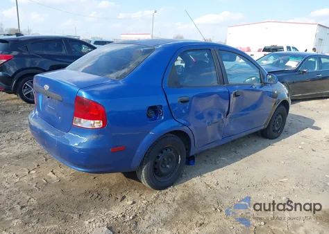 2006 Chevrolet Aveo Ls z USA, uszkodzony, nr VIN KL1TD56696B657507